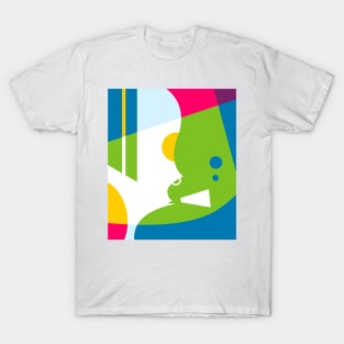 Smoking Abstract Illustration T-Shirt